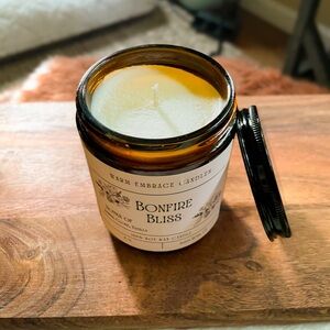 Handmade Soy Wax Candle, Marshmallow Bonfire, Strongly Scented Candle